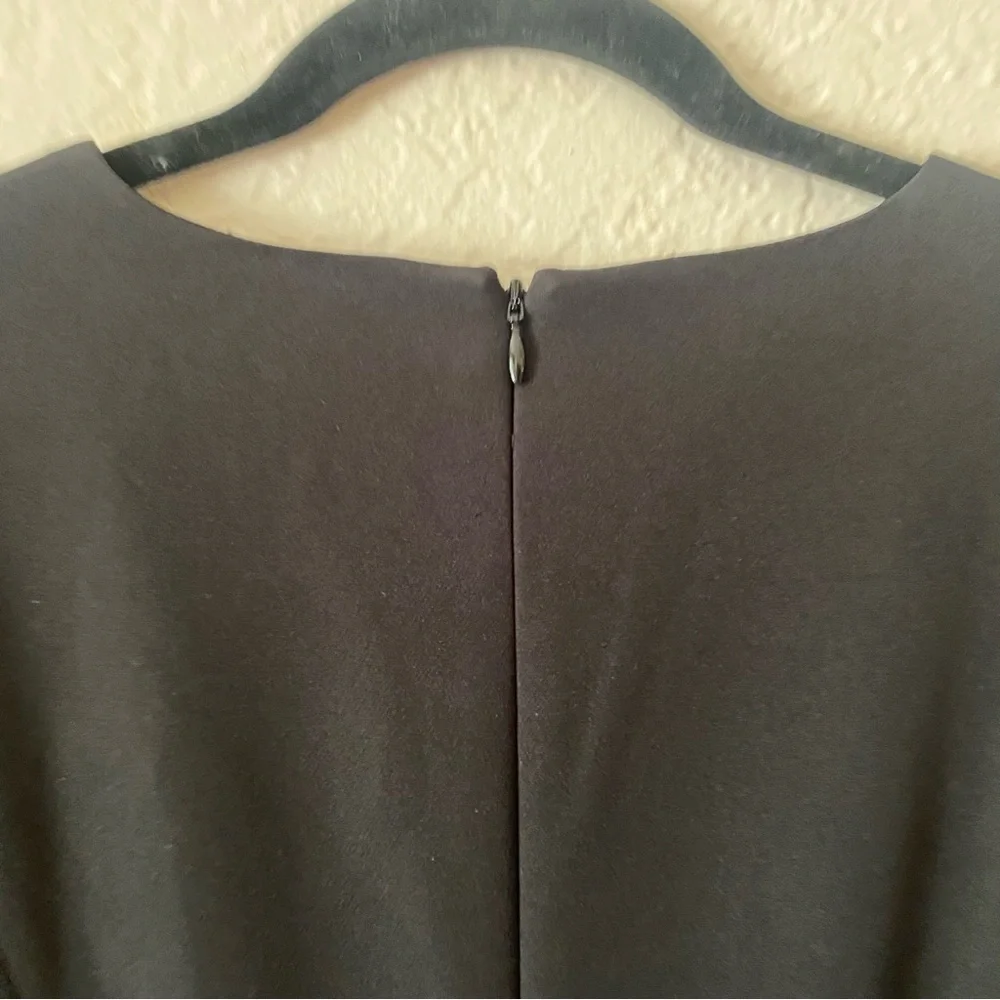 Kay Unger Davina Maxi Walk Through Jumpsuit Size 4 Black Classic Black Elegant